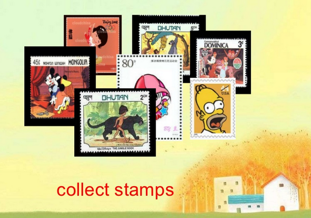 sở thích về tem