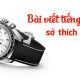 Bai viet tieng anh ve so thich suu tam dong ho